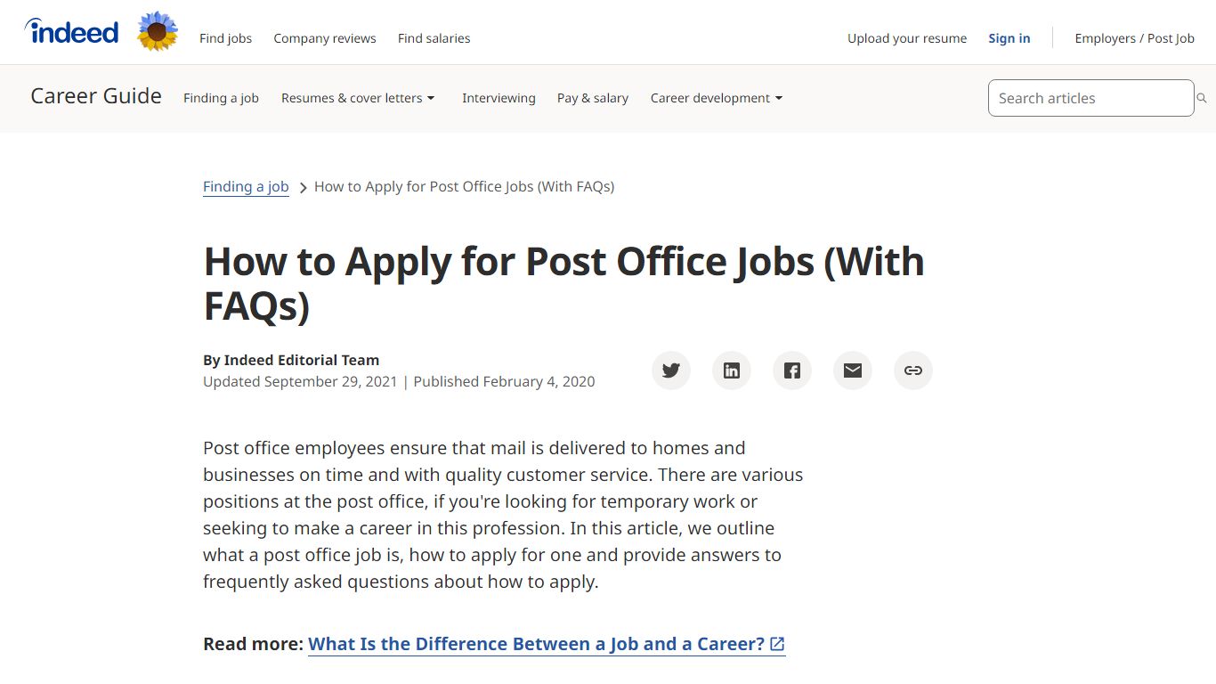 How to Apply for Post Office Jobs (With FAQs) | Indeed.com